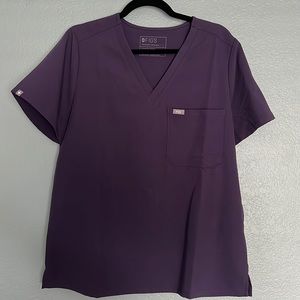 NWT Women’s Purple Shadow FIGS scrub top